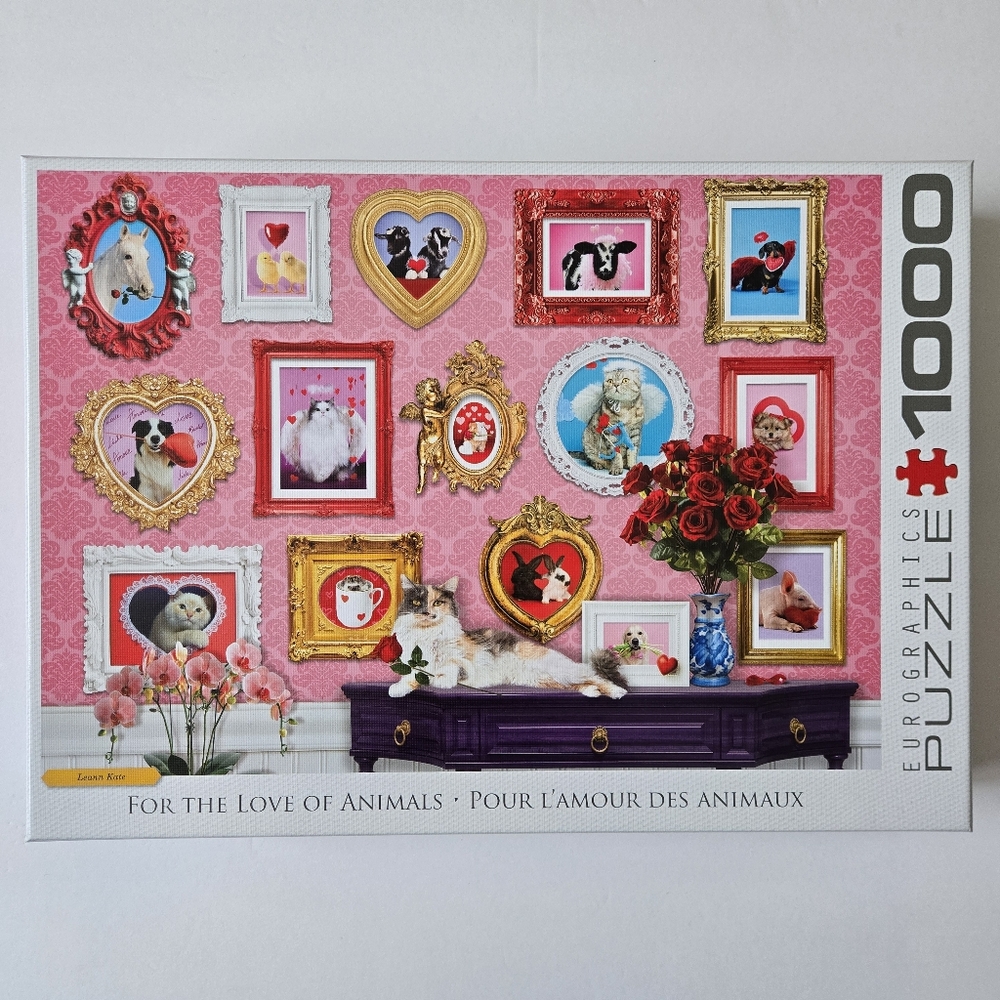 Eurographics " For The Love Of Animals" 1000 Piece Puzzle